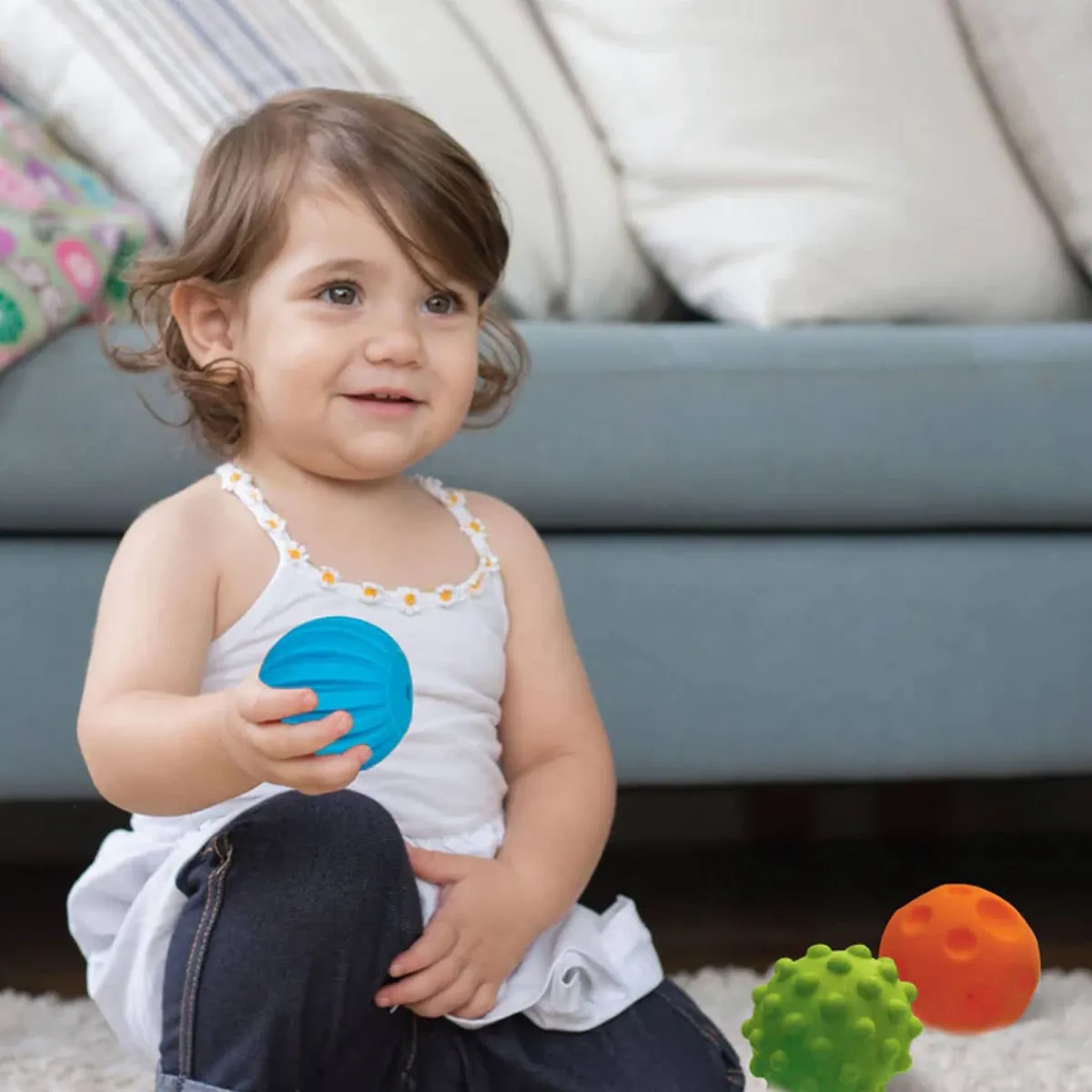 Play + Learn Toys|Grasping Toys-Edushape Textured Mini Balls