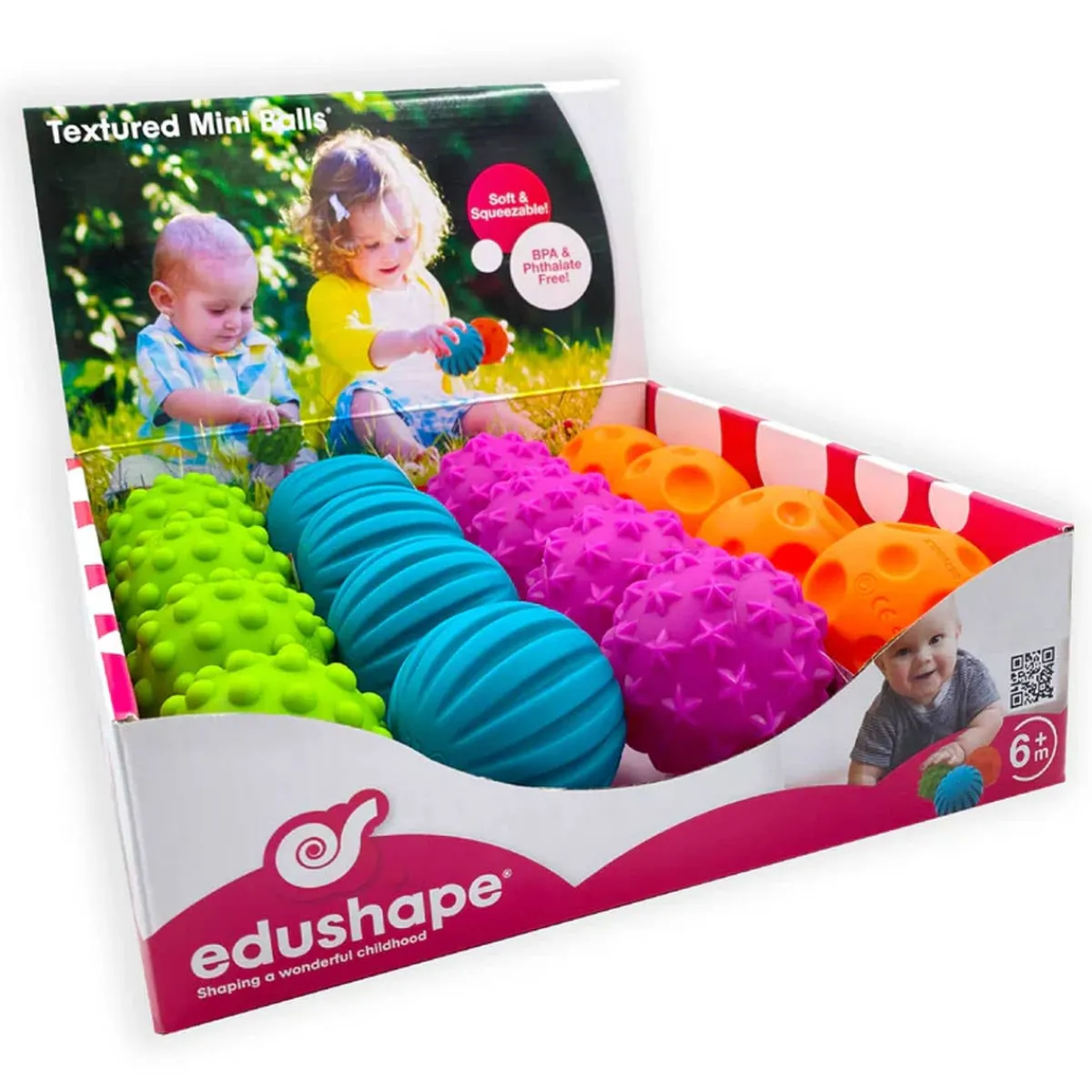 Play + Learn Toys|Grasping Toys-Edushape Textured Mini Balls
