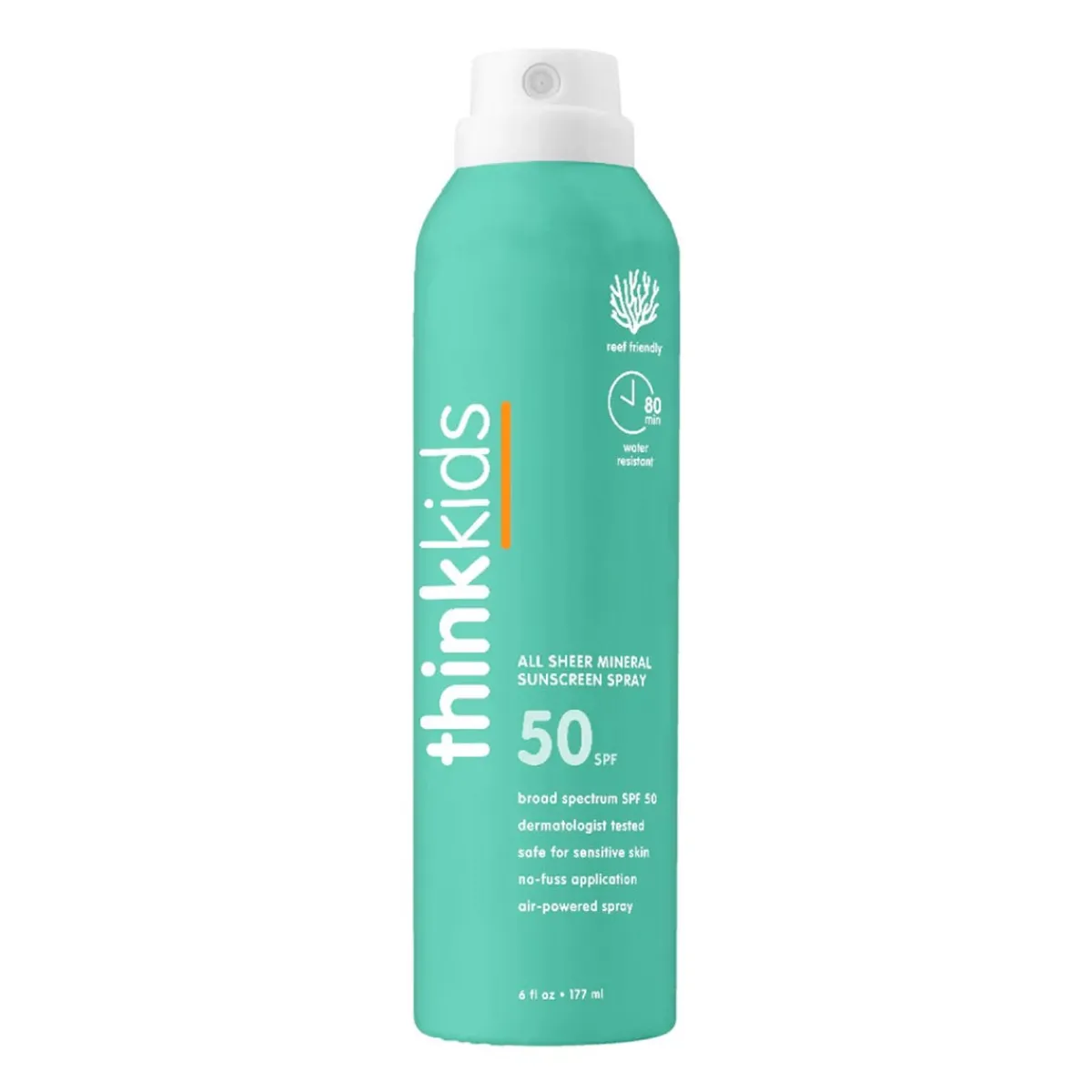 Sunscreen-Thinkbaby Thinksport Kids Clear Zinc Sunscreen