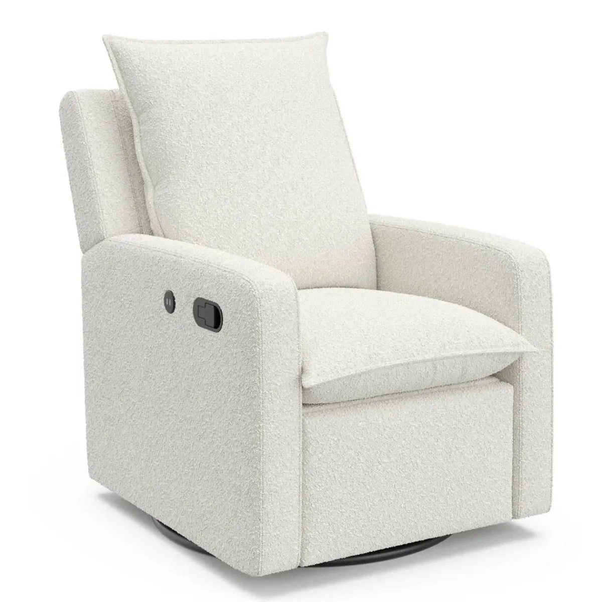 Gliders|Wck Exclusive Furniture-Storkcraft Timeless Recliner Glider with USB (Boucle)