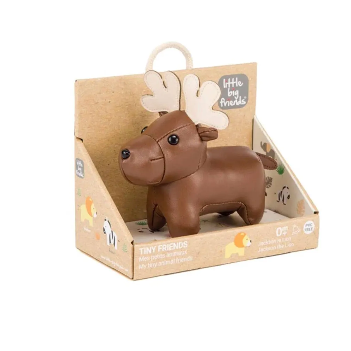 Play + Learn Toys-Little Big Friends Tiny Friends Animal Rattle