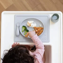 Kids Plates + Bowls|Grip + Suction Dishes-Ez Pz Tiny Plate
