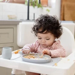 Kids Plates + Bowls|Grip + Suction Dishes-Ez Pz Tiny Plate