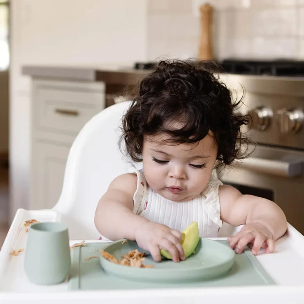 Kids Plates + Bowls|Grip + Suction Dishes-Ez Pz Tiny Plate