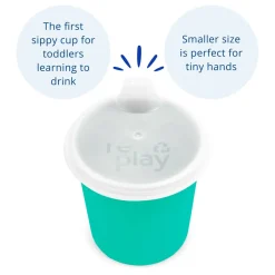 Kids Drinkware|Sippy Cups + Straw Cups-Re-Play Tiny Tumbler with Lid