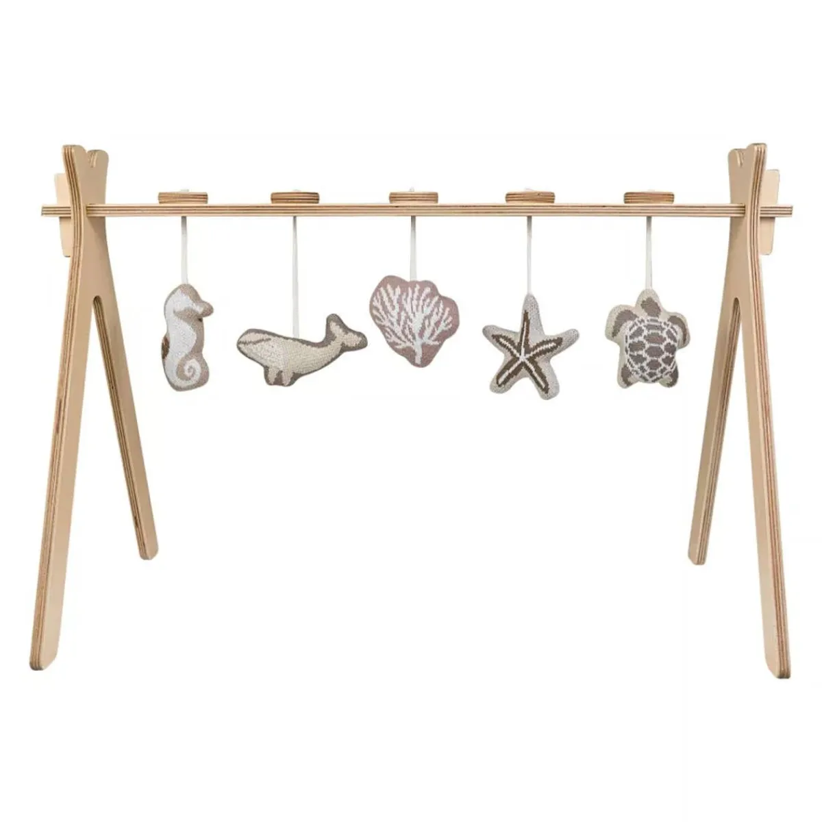 Activity Gyms-Quax Tipi Activity Arch with Tricot Toys