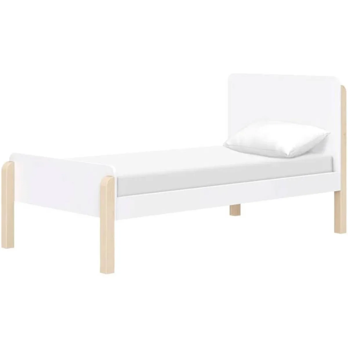 Twin Beds + Trundles-Babyletto Tiptoe Twin Bed