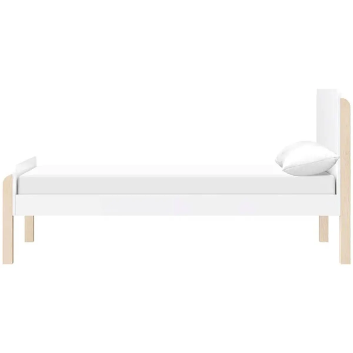 Twin Beds + Trundles-Babyletto Tiptoe Twin Bed