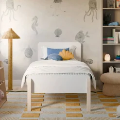 Twin Beds + Trundles-Babyletto Tiptoe Twin Bed
