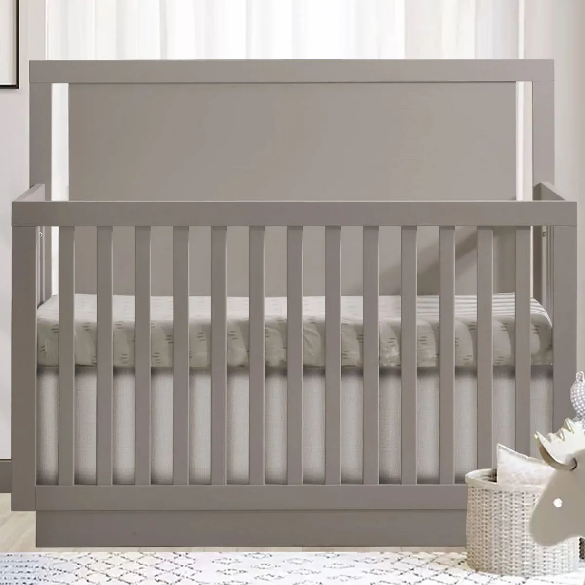 Dressers|Nursery Collections-Tulip Tito Convertible Crib & Combo Drawer