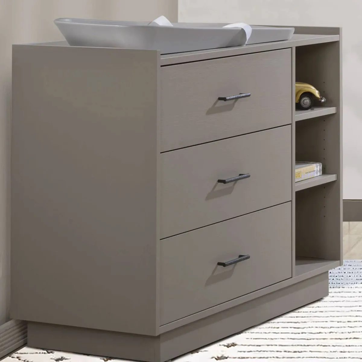Dressers|Nursery Collections-Tulip Tito Convertible Crib & Combo Drawer