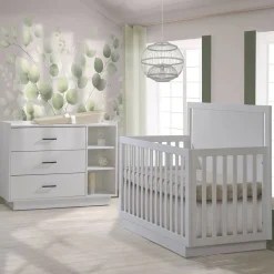 Dressers|Nursery Collections-Tulip Tito Convertible Crib & Combo Drawer