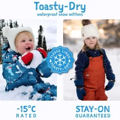 Mitts + Gloves-Jan & Jul Toasty-Dry Waterproof Mitten Thumbless