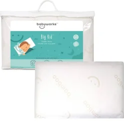 Pillows-Baby Works Toddler Pillow with Bamboo Pillowcase