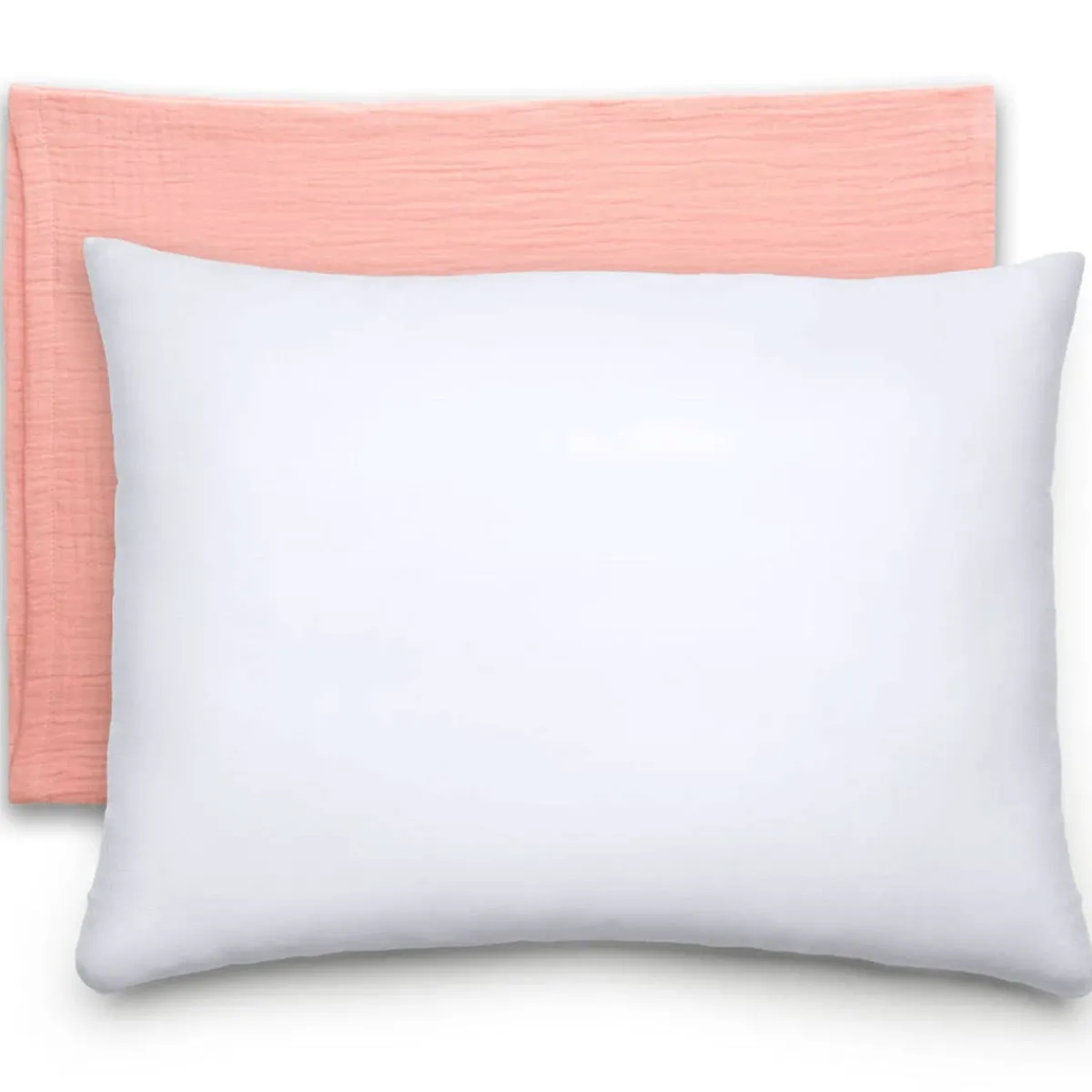 Pillows-Comfycubs Toddler Pillow with Muslin Pillow Case