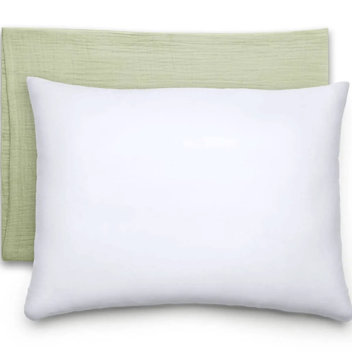 Pillows-Comfycubs Toddler Pillow with Muslin Pillow Case
