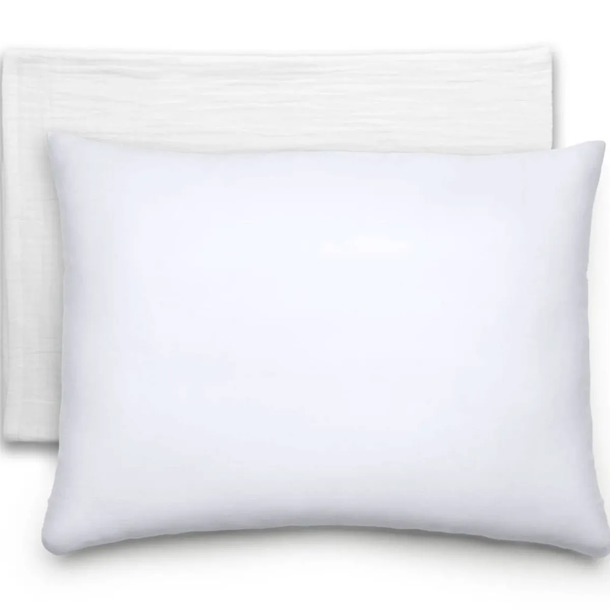 Pillows-Comfycubs Toddler Pillow with Muslin Pillow Case
