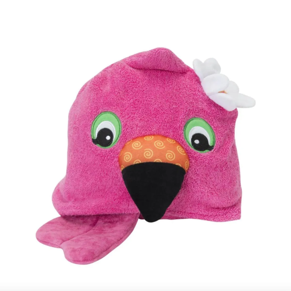 Towels + Cloths-Zoocchini Toddler Plush Terry Hooded Bath Towel