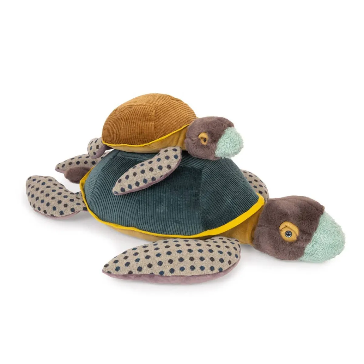 Plush Animals-Moulin Roty Tout Autour Du Monde - Turtle Small