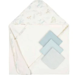 Towels + Cloths-Just Born Towel Set (4 Piece)