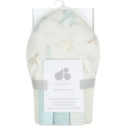 Towels + Cloths-Just Born Towel Set (4 Piece)