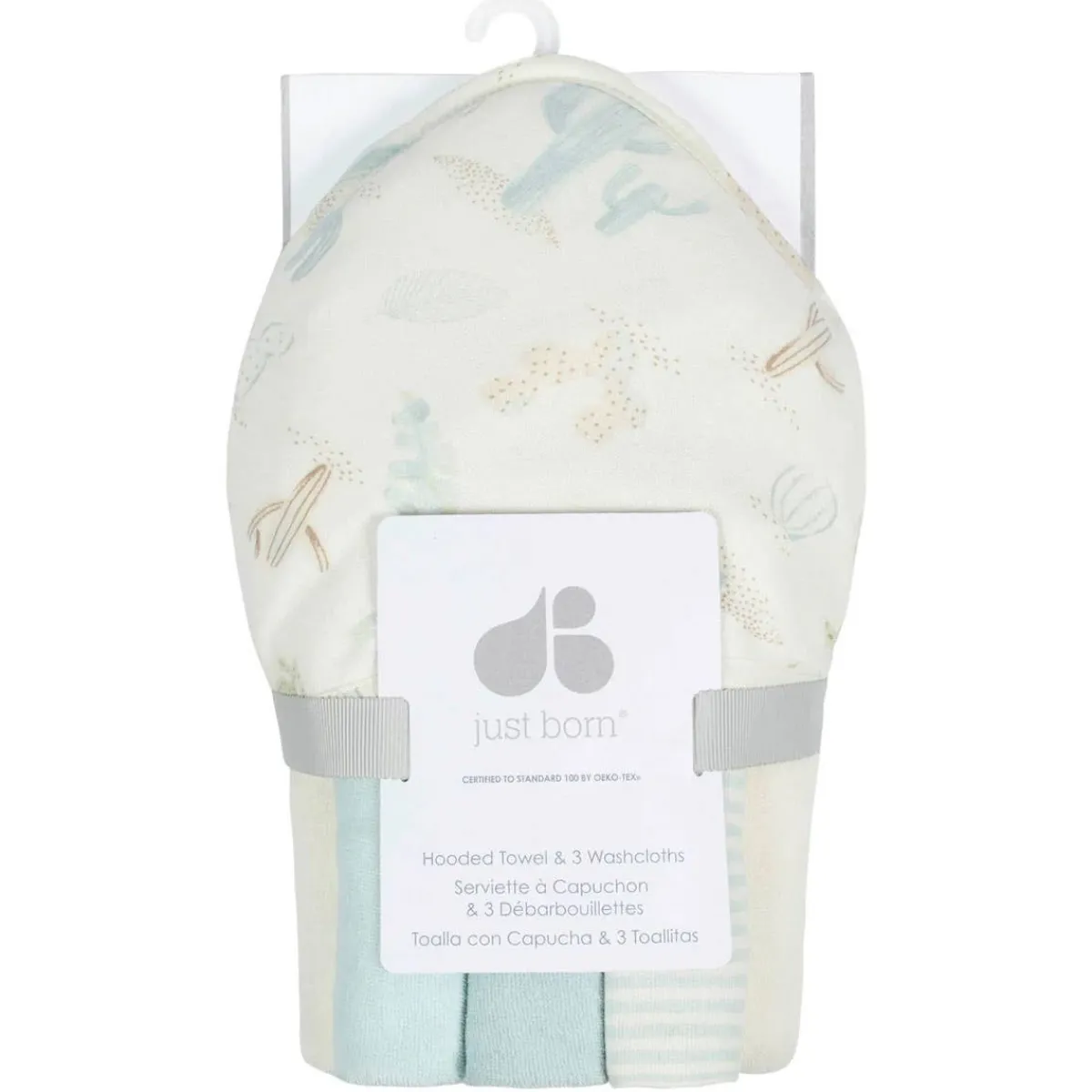 Towels + Cloths-Just Born Towel Set (4 Piece)