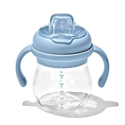 Kids Drinkware|Sippy Cups + Straw Cups-Oxo Tot Transition Soft Spout Sippy Cup with Removable Handles (6 oz)