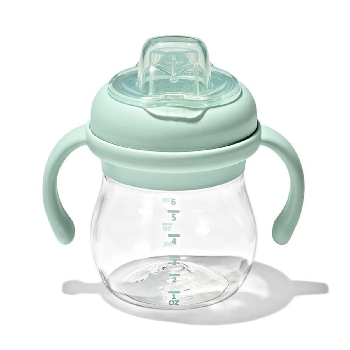 Kids Drinkware|Sippy Cups + Straw Cups-Oxo Tot Transition Soft Spout Sippy Cup with Removable Handles (6 oz)