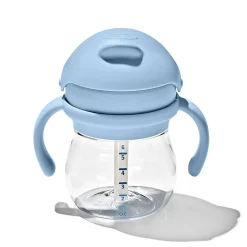 Sippy Cups + Straw Cups-Oxo Tot Transition Straw Cup with Removable Handles (6 oz)