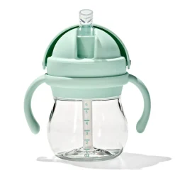 Sippy Cups + Straw Cups-Oxo Tot Transition Straw Cup with Removable Handles (6 oz)