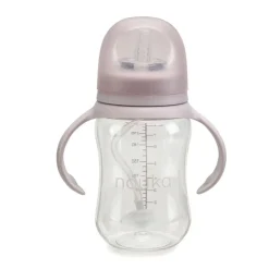 Kids Drinkware|Sippy Cups + Straw Cups-Nouka Transitional Sippy/Weighted Straw Cup