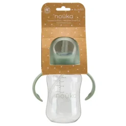 Kids Drinkware|Sippy Cups + Straw Cups-Nouka Transitional Sippy/Weighted Straw Cup