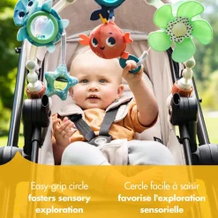 Stroller Toys-Tiny Love Treasure the Ocean Musical Nature Stroller Arch