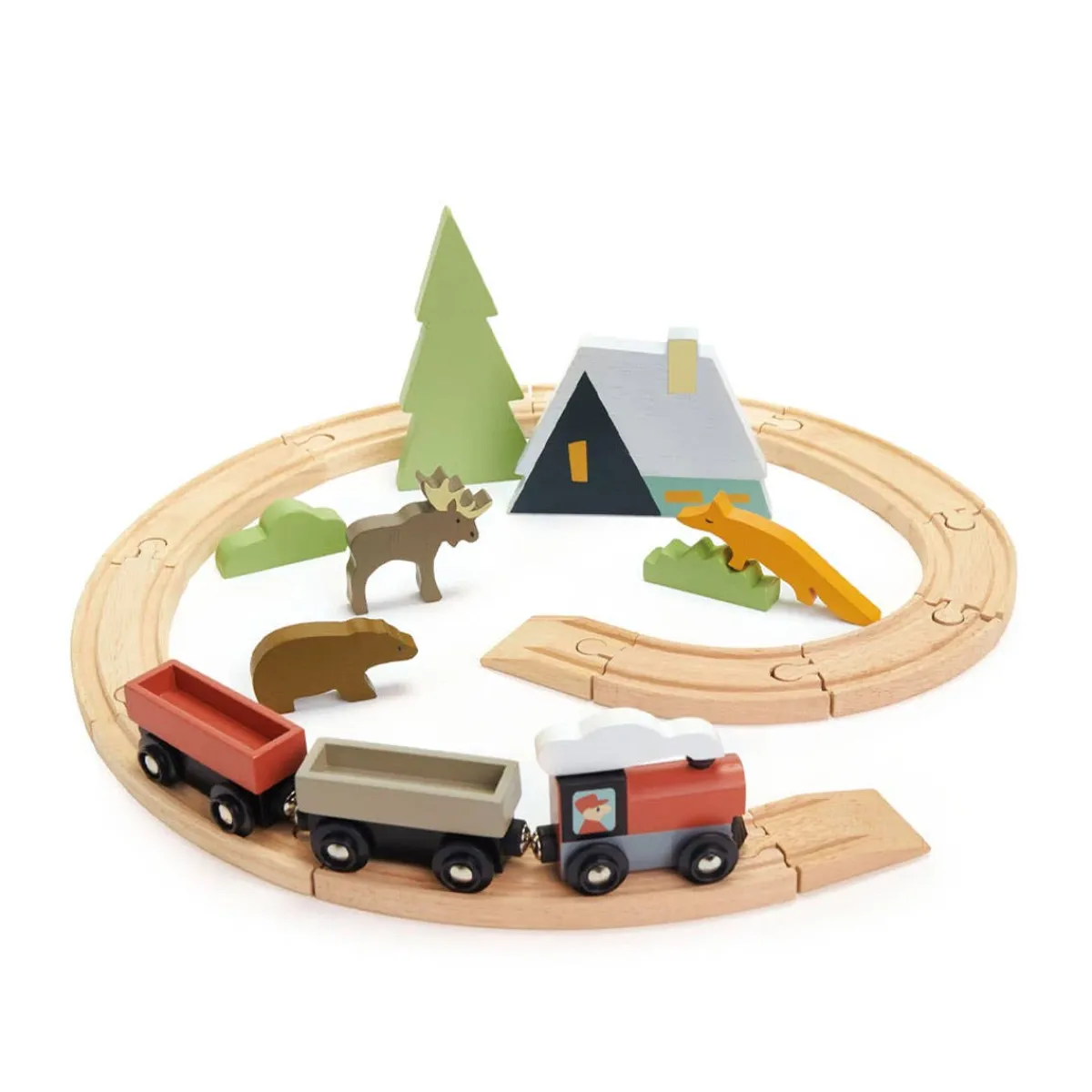 Cars + Trucks|Pretend Play-Tender Leaf Toys Treetop Train Set