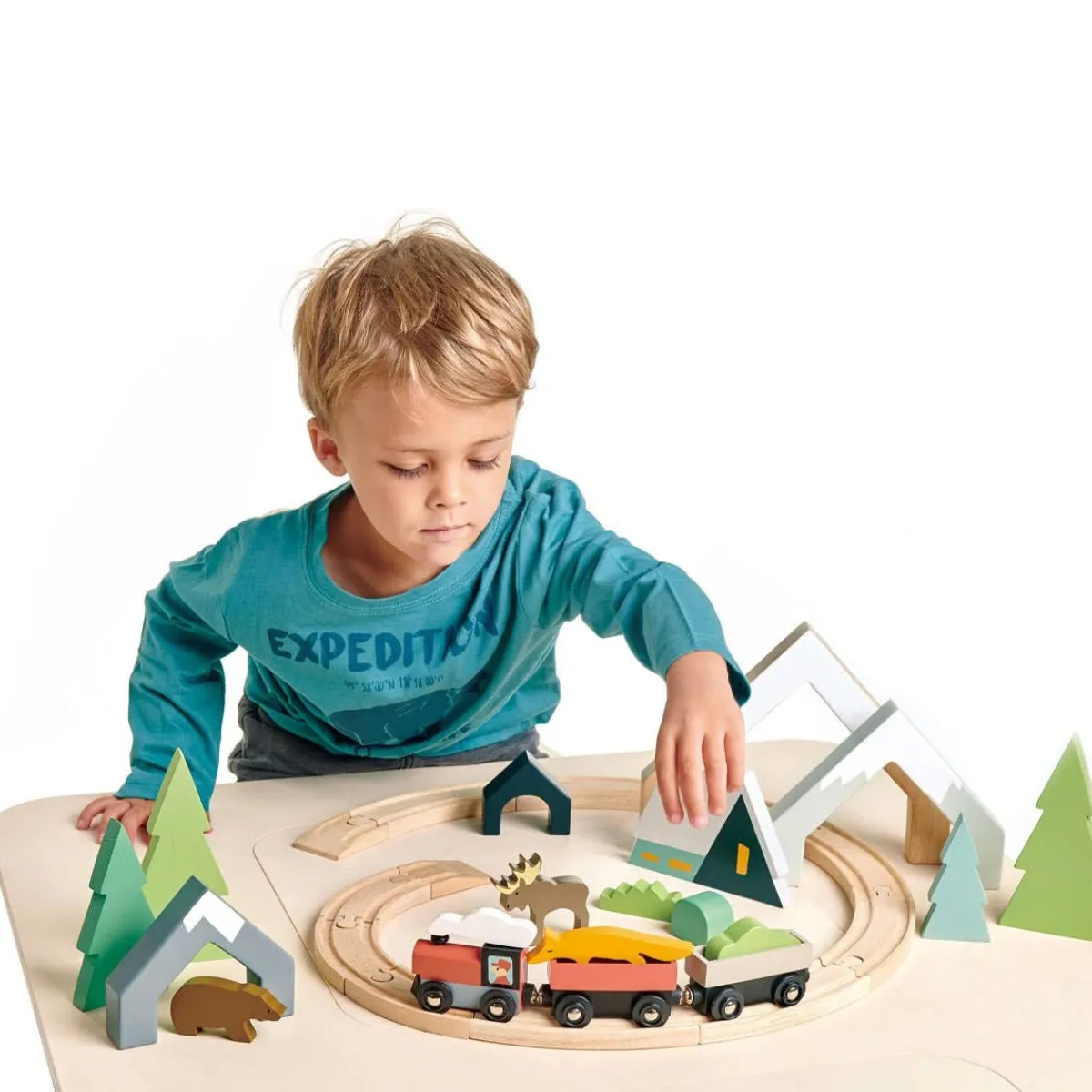 Cars + Trucks|Pretend Play-Tender Leaf Toys Treetop Train Set
