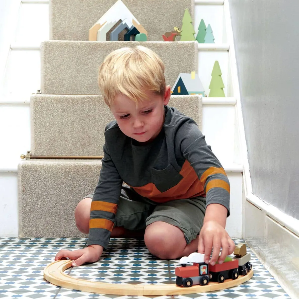 Cars + Trucks|Pretend Play-Tender Leaf Toys Treetop Train Set