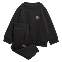 Track Suits-Adidas TreFoil CS Set Black