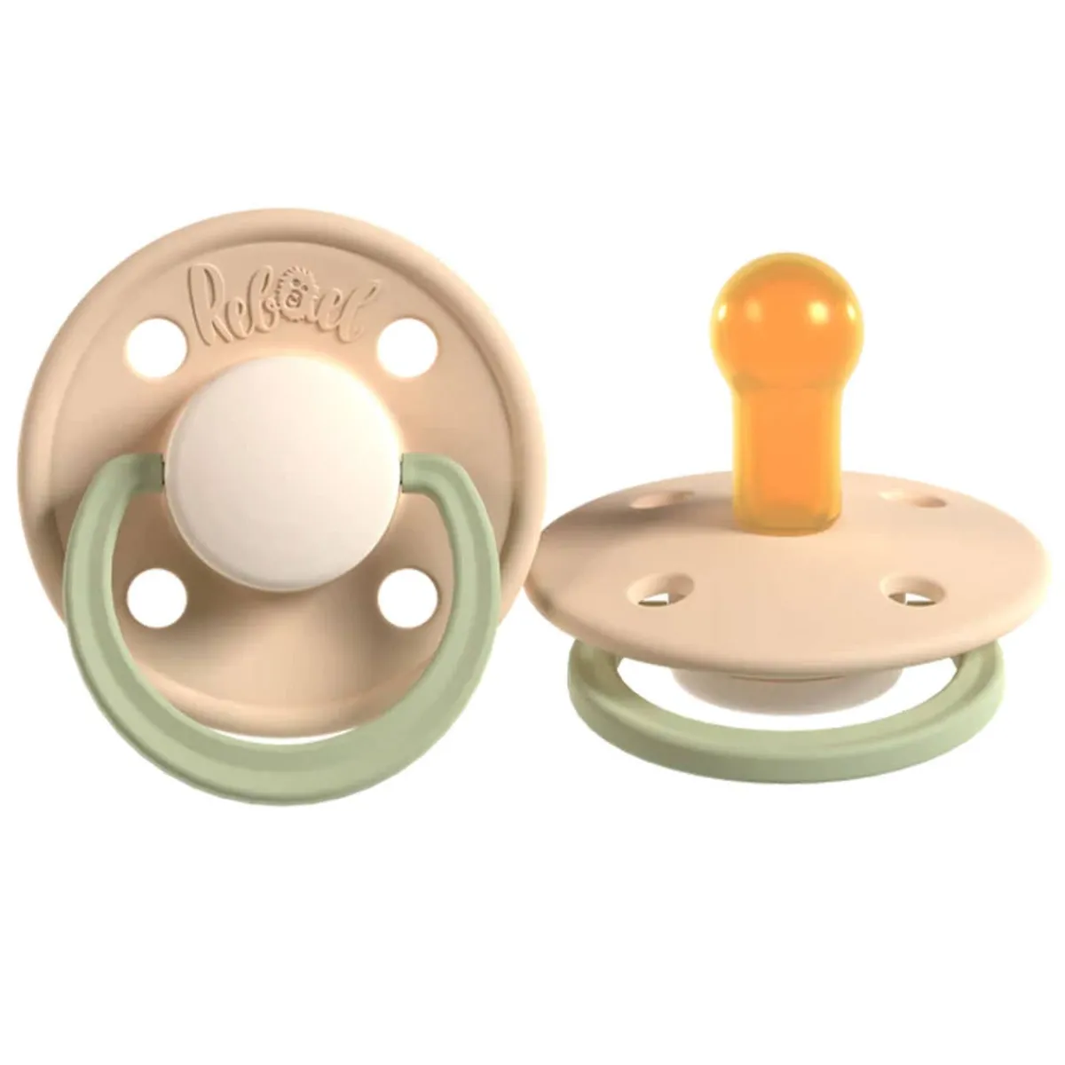 Pacifiers + Clips-Rebael Tri-Colour Pacifier (2 Pack)