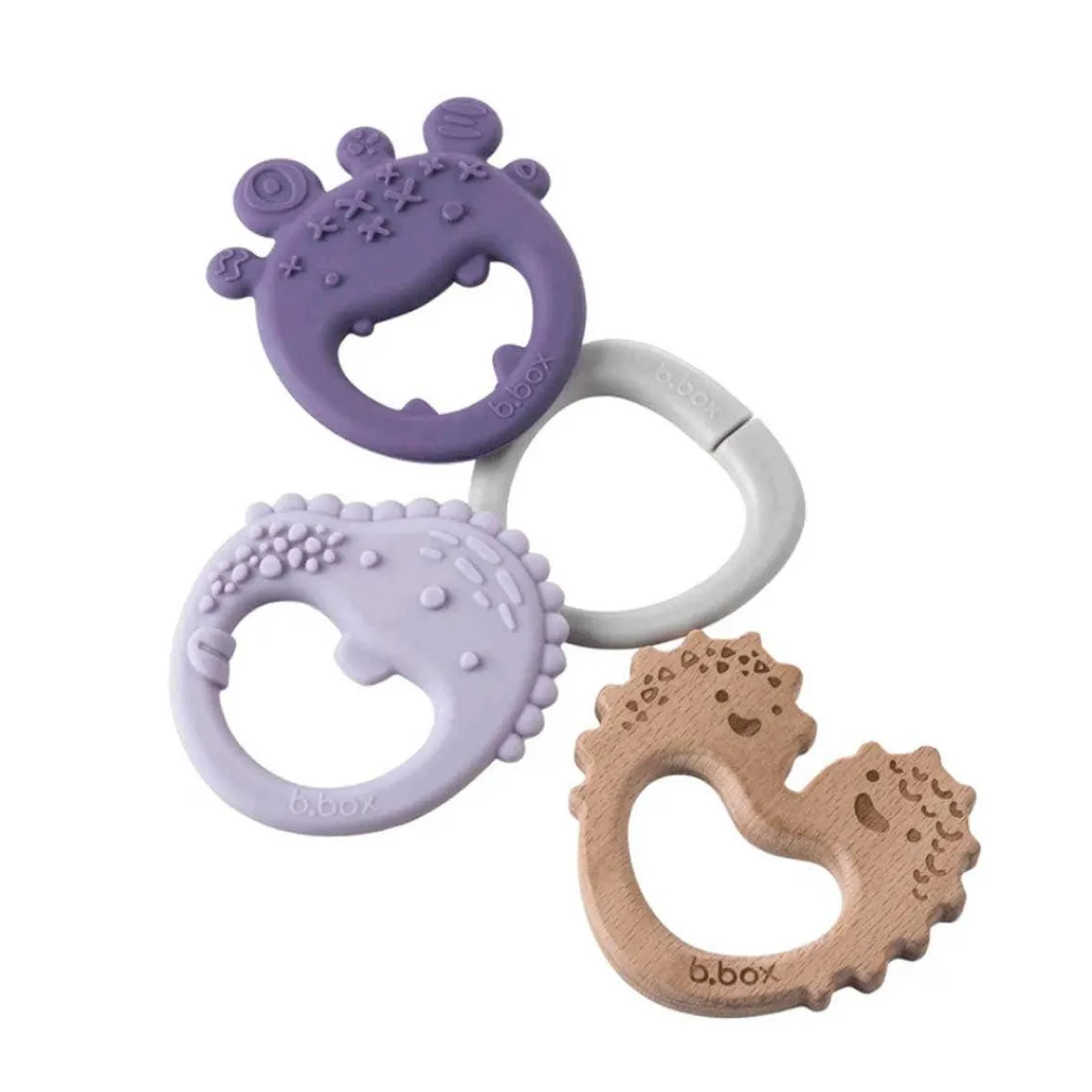 Pacifiers + Clips-B.Box Trio Teether