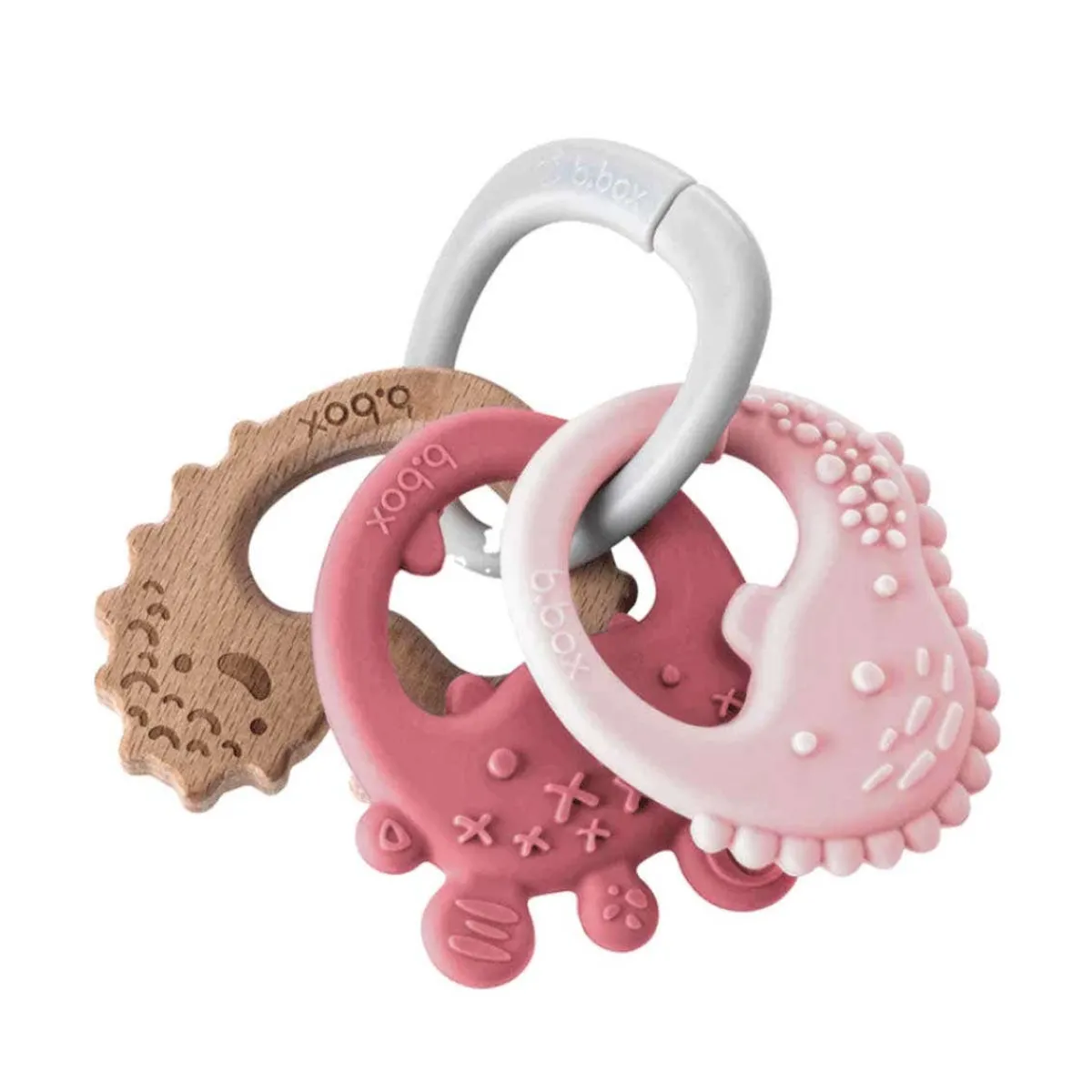 Pacifiers + Clips-B.Box Trio Teether