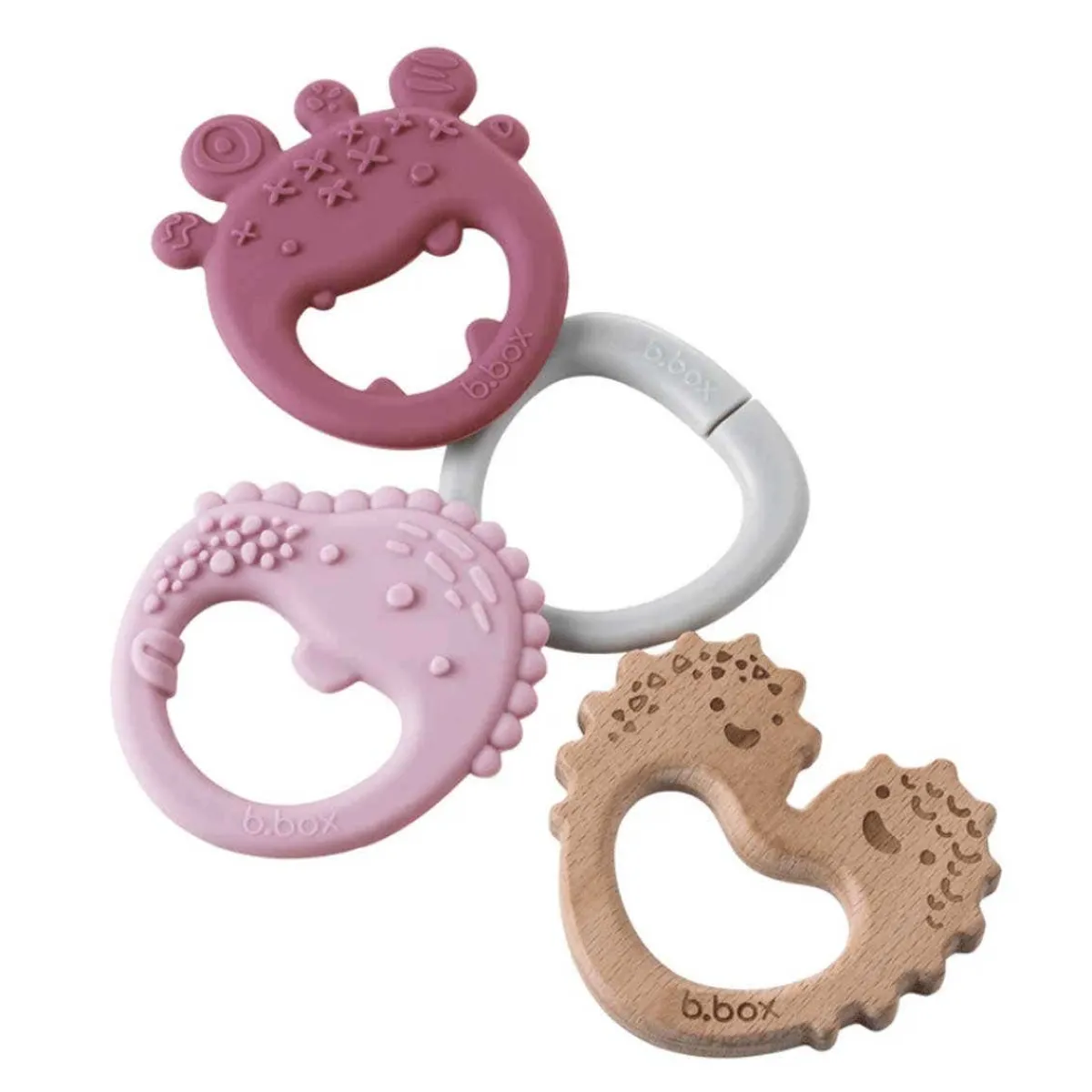 Pacifiers + Clips-B.Box Trio Teether
