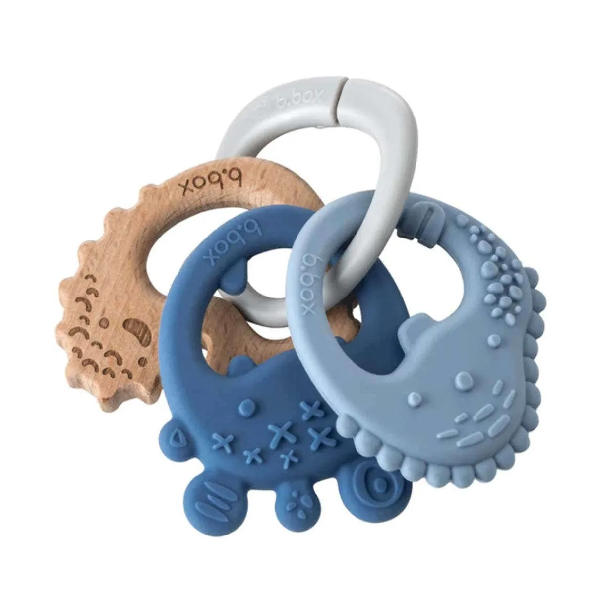 Pacifiers + Clips-B.Box Trio Teether