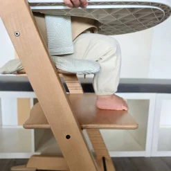 High Chairs & Boosters|Highchairs + Boosters-Stokke Tripp Trapp® High Chair² Complete - Natural/MosaicGreen