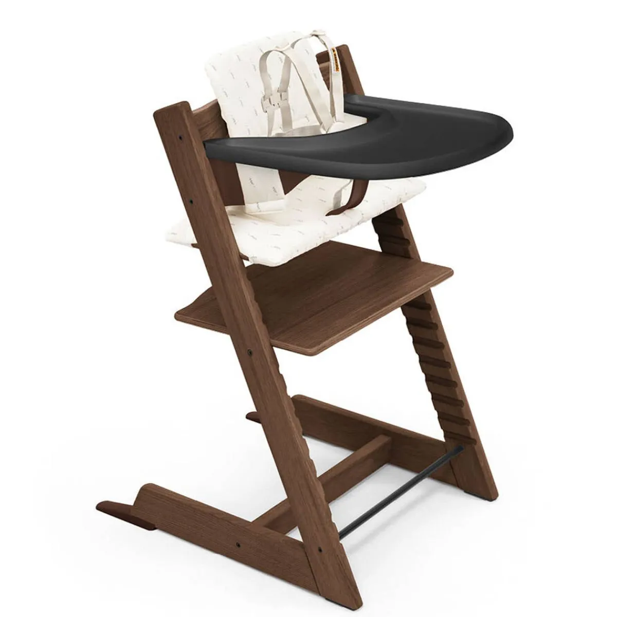 High Chairs & Boosters-Stokke Tripp Trapp® High Chair² Complete with Newborn Set (Oak) Warm Brown