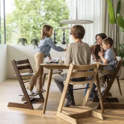 High Chairs & Boosters-Stokke Tripp Trapp® High Chair² with Newborn Set (Oak) Warm Brown