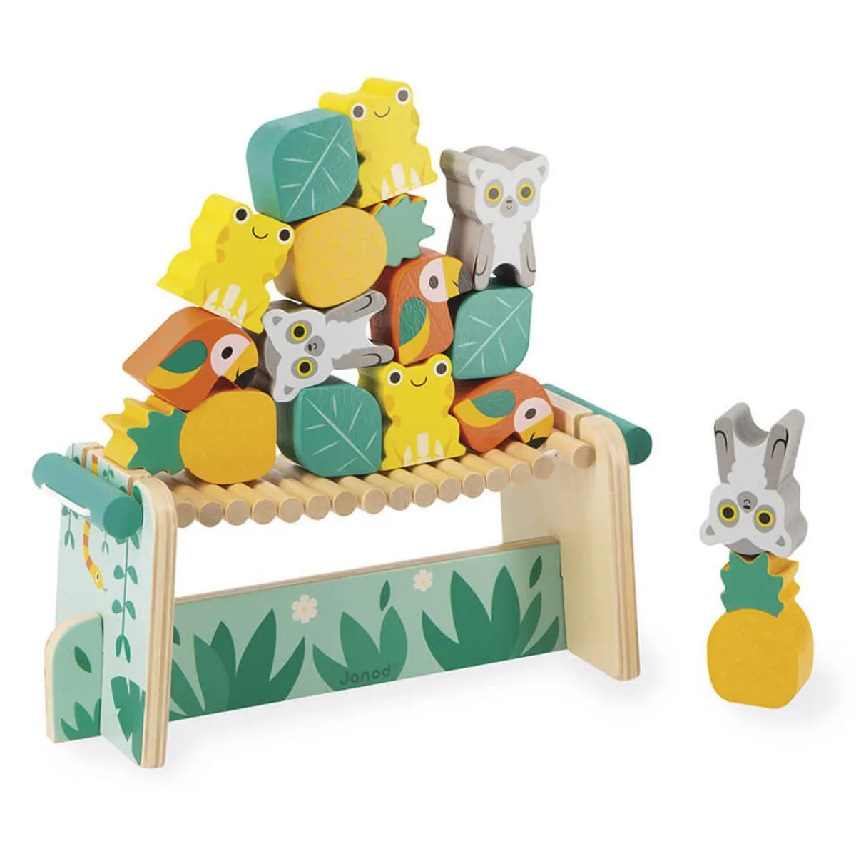 Wooden Toys|Play + Learn Toys-Janod Tropical Balancing Game