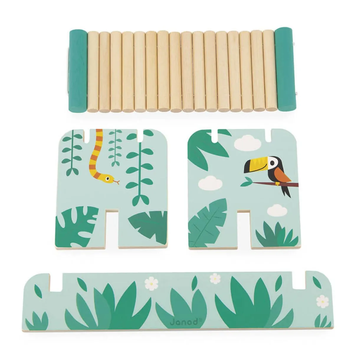 Wooden Toys|Play + Learn Toys-Janod Tropical Balancing Game