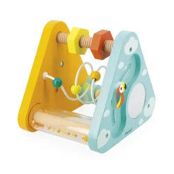 Wooden Toys|Play + Learn Toys-Janod Tropik Multi-Activity Triangle