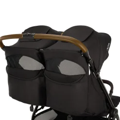Travel Strollers|Double Strollers-Nuna TRVL DUBL Stroller Caviar