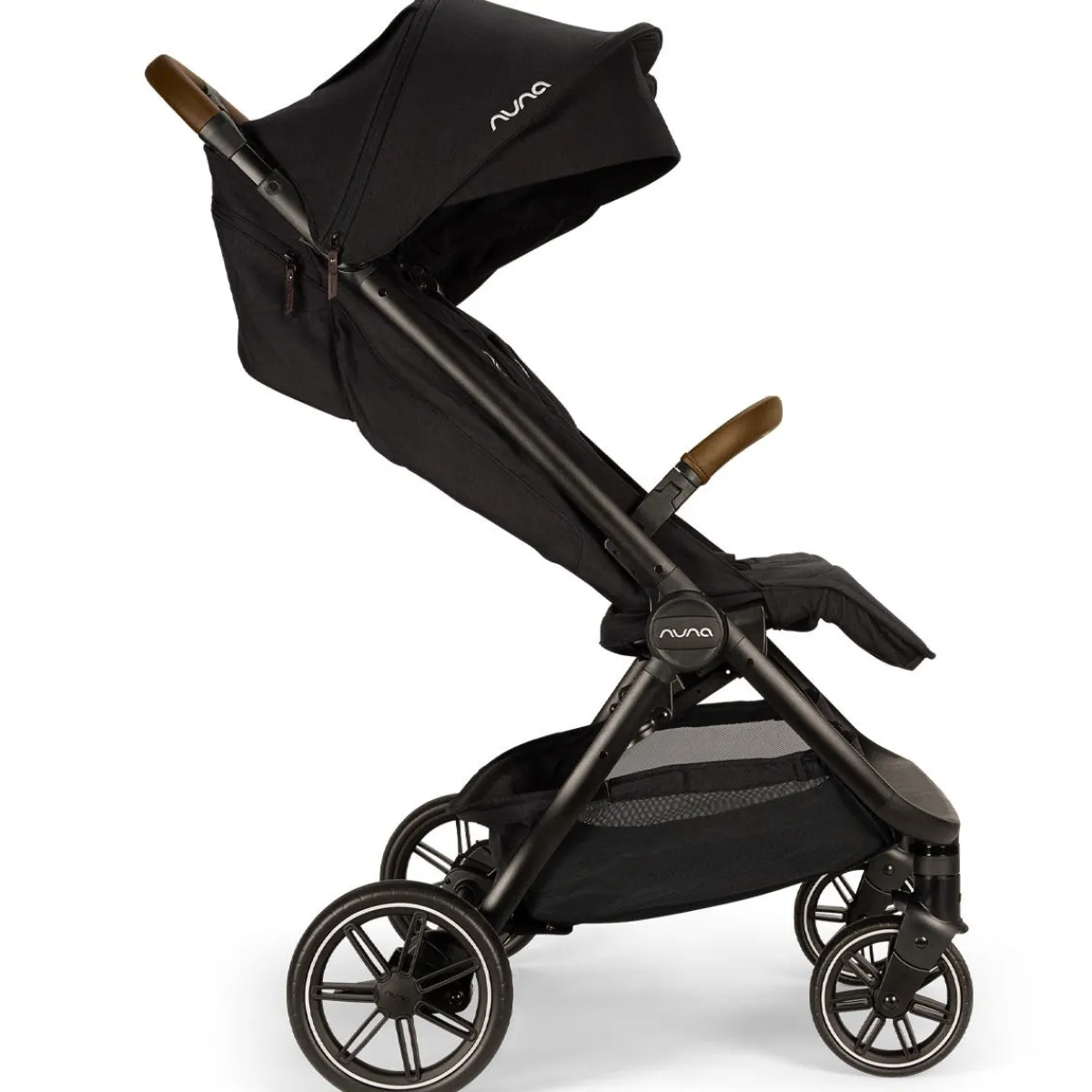 Travel Strollers|Double Strollers-Nuna TRVL DUBL Stroller Caviar